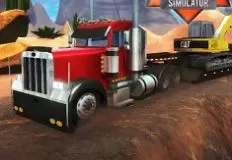 Racing Games, 18 Wheeler Cargo Simulator, Games-kids.com