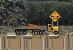 Cars Games, 18 Wheeler Lumber Cargo, Games-kids.com