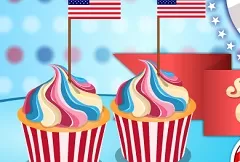Cooking Games, 4th Of July Sweetheart Cupcakes, Games-kids.com