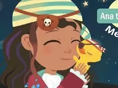 Ana the Pirate Games, Ana the Pirate Memory, Games-kids.com