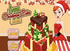 Frozen  Games, Anna Christmas Cake Contest, Games-kids.com