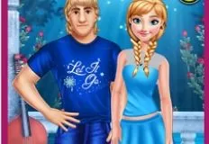 Frozen  Games, Anna Date Makeover, Games-kids.com