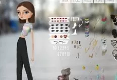 Girl Games, Anna Grape Style Dress Up, Games-kids.com