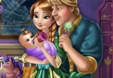 Frozen  Games, Anna Kristoff Baby Feeding, Games-kids.com