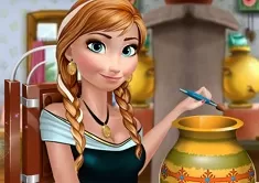 Frozen  Games, Anna Pottery Fun, Games-kids.com