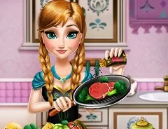 Frozen  Games, Anna Real Cooking, Games-kids.com