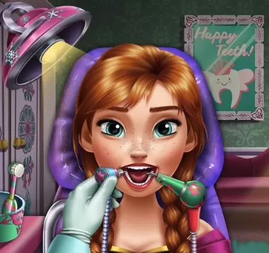 Frozen  Games, Anna Real Dentist , Games-kids.com