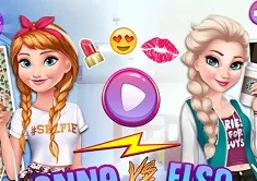 Jogo Elsa vs Anna: Fashion Showdown