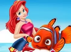 Little Mermaid Games, Ariel Save Nemo, Games-kids.com