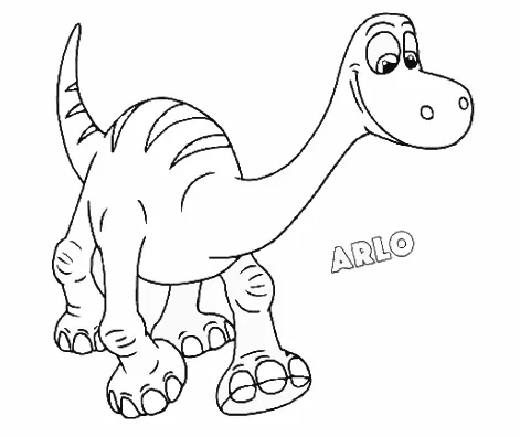 The Good Dinosaur Games, Arlo Coloring , Games-kids.com