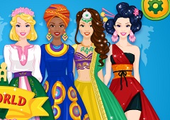 Around The World Fashion Show Dress Up Games