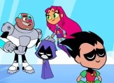 Teen Titans Games, Attack of the Drones, Games-kids.com