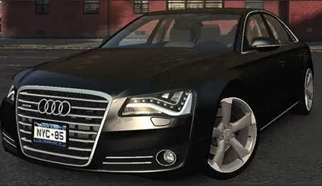 Cars Games, Audi A8 Puzzle, Games-kids.com