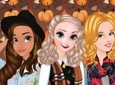 Princess Games, Autumn Ladies Cozy Trends, Games-kids.com