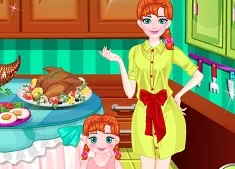 Frozen  Games, Baby Anna First Thanksgiving, Games-kids.com