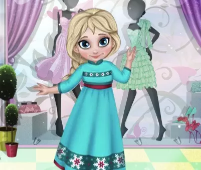 Frozen  Games, Baby Elsa Winter Clothes, Games-kids.com