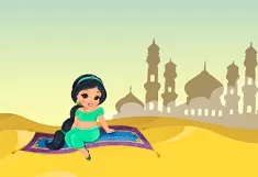 Aladdin Games, Baby Jasmine Genie Spa, Games-kids.com