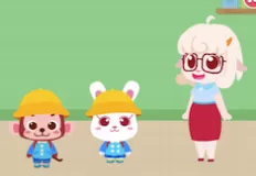 Animal Games, Baby Panda Kindergarten, Games-kids.com