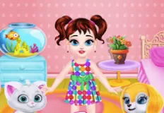 Baby Games, Baby Taylor Pet Grooming Day, Games-kids.com