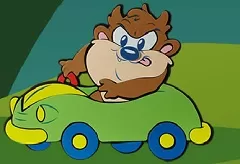 Looney Tunes Games, Baby Taz Car Puzzle, Games-kids.com