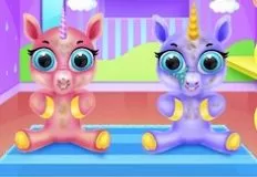Animal Games, Baby Unicorn Caring and Dress Up, Games-kids.com