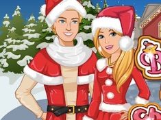 christmas barbie games