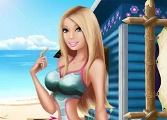 Barbie Beach Dress Up Salon - Barbie Games