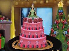 barbie game cake