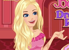 barbie party dress up games