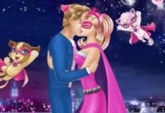 kissing barbie games