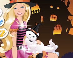 barbie halloween games