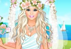 barbie wedding shopping games