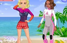 Girl Games, Beach Live Dress Up, Games-kids.com