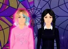 Wednesday Games, Beauty Salon Wednesday, Games-kids.com