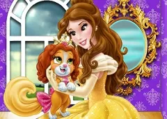 Beauty and The Beast Games, Belle Puppy Care, Games-kids.com