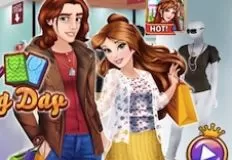 Beauty and The Beast Games, Belle Shopping Day, Games-kids.com