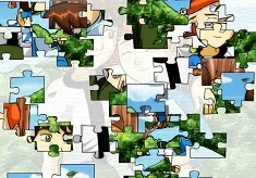 Ben 10 Games, Ben 10 and Gwen Puzzle, Games-kids.com