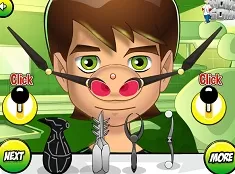 Ben 10 Games, Ben 10 Nose Doctor, Games-kids.com