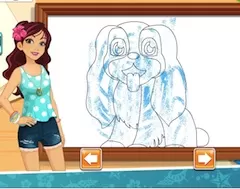 Girl Games, Betsy Craft Sand Painting Summer Holiday, Games-kids.com