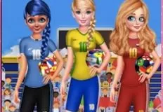 Girl Games, Bff Princess Vote for Fifa 2018 Quarter Finals, Games-kids.com