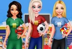 Princess Games, BFF Princess Vote for Football 2018, Games-kids.com