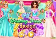 Princess Games, BFF Wedding Dress Design, Games-kids.com