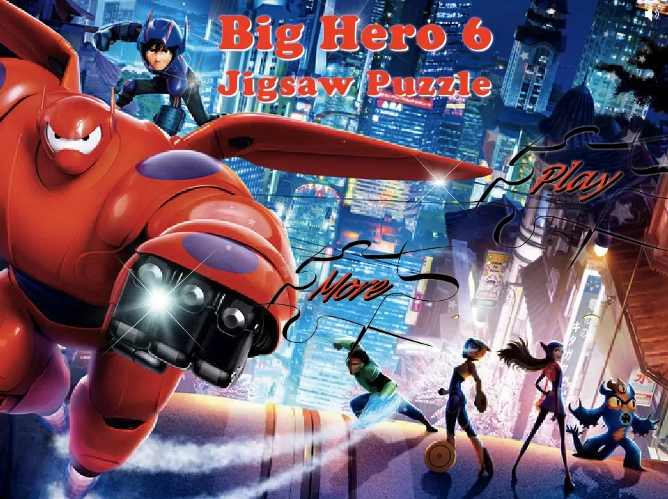 Big Hero 6 Games, Big Hero 6 Jigsaw Puzzle, Games-kids.com