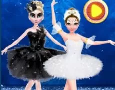 Princess Games, Black and White Swan Battle, Games-kids.com