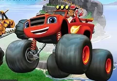 Blaze and The Monster Machines Games, Blaze Monster Truck Hidden Stars, Games-kids.com