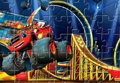 Blaze and The Monster Machines Games, Blaze Puzzle 2, Games-kids.com