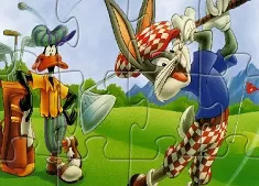 Looney Tunes Games, Bugs Bunny and Duffy Puzzle, Games-kids.com