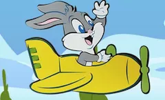 Looney Tunes Games, Bugs Bunny Flying Puzzle, Games-kids.com