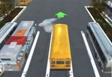 Cars Games, Bus Master Parking 3D, Games-kids.com