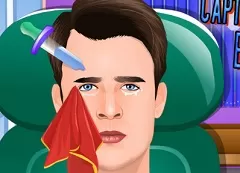 Avengers Games, Captain America Eye Problem, Games-kids.com